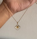 Pressed Flower Pendant Necklace – Delicate Floral Necklace