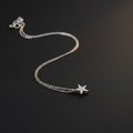 YOBHANI Dainty Star Chain Necklace — minimal anti-tarnish silver necklace with star pendant